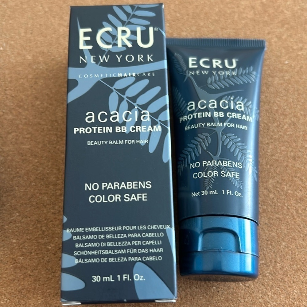 ECRU New York ACACIA Protein BB Cream Hair Balm, 1 oz. / SEALED